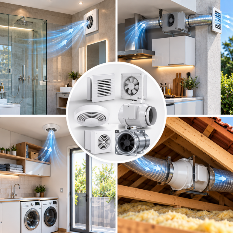 Extratores e Ventiladores